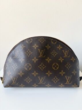 Louis Vuitton Trousse Demi-Ronde Cosmetic Pouch
